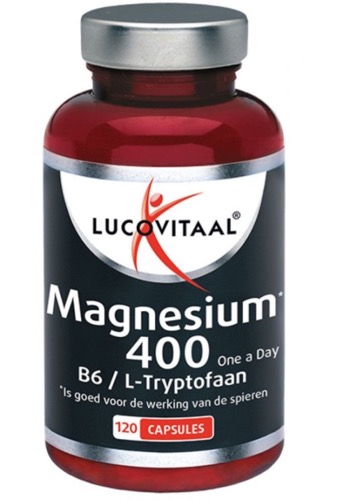 Lucovitaal Magnesium 400 L-tryptofaan 120caps PL 472/179